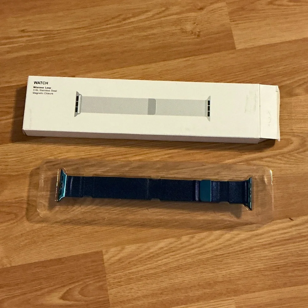 Navy Blue Magnetic Loop Watch Band